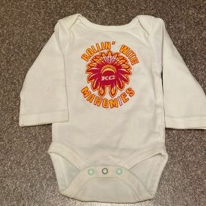 Chiefs Mahomes newborn onesie